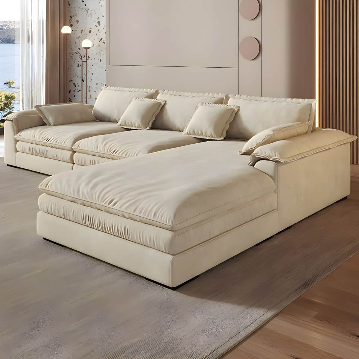 Philips Modern Zafira Eastern Breeze Style Sofa Set