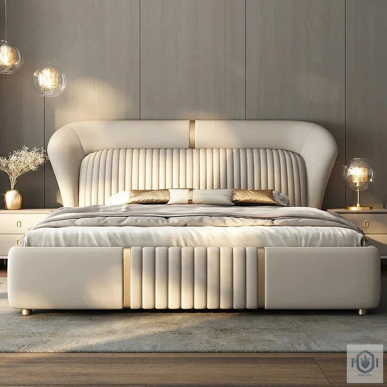 Luxurious Modern Italian Style Bed Frame
