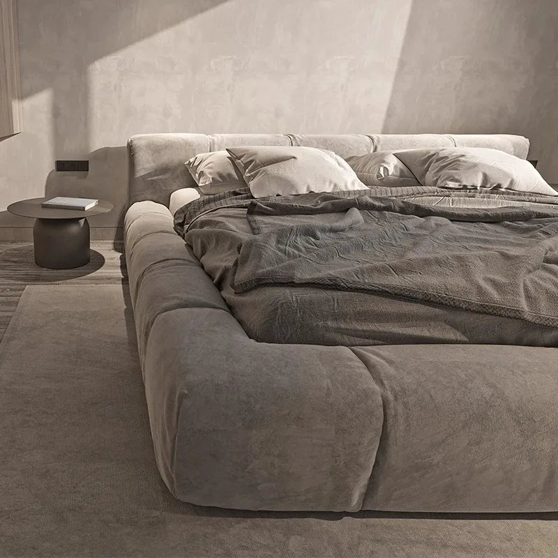 Light Luxury European Style Bed Frame Perfect for Master Bedroom