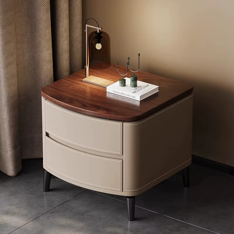 Design Modern Luxury Night Table European Style Unique Minimalist Nightstand Trendy Storage