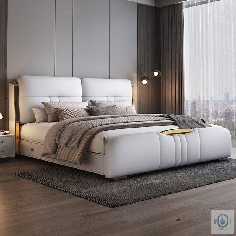 Luxurious Korean Style Bed Frame Made Quality Material