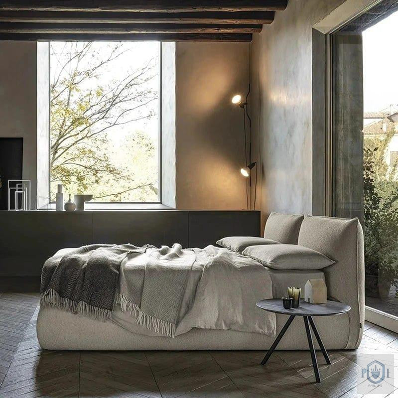 Elegant Mariana Bed Frame Fully Upholstered