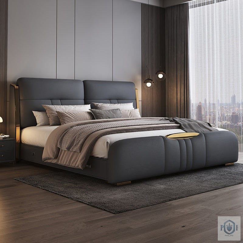 Luxurious Korean Style Bed Frame Made Quality Material