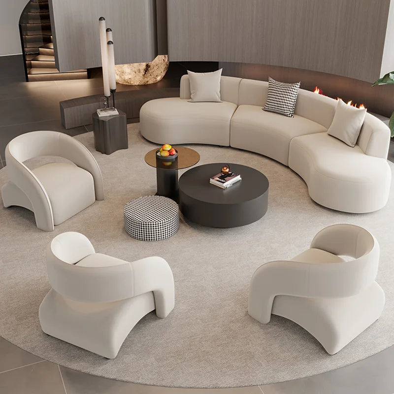 Philips Modern Minimalist Sofa Set Minimalist Individual Curved Detail