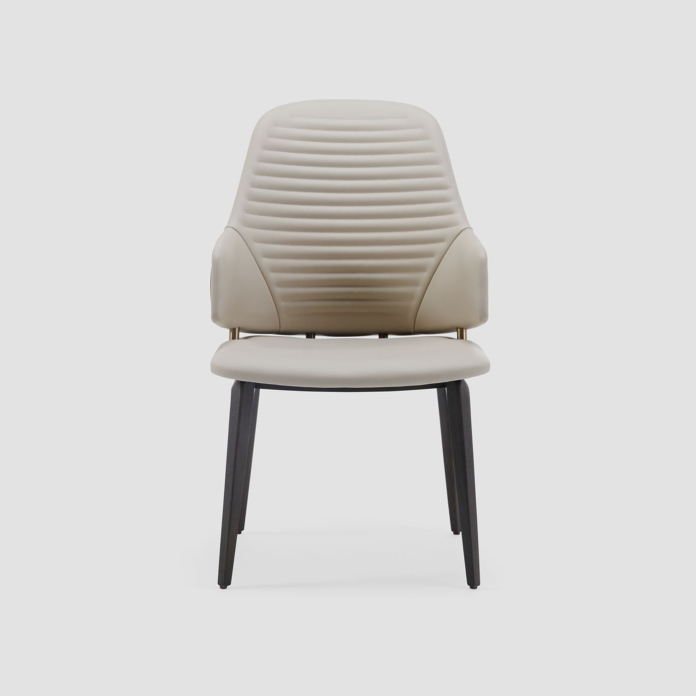 Two Tone Style Dining Chair Made With High Quality Microfiber Leather Upholstery