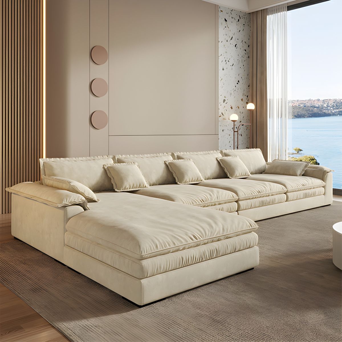 Philips Modern Zafira Eastern Breeze Style Sofa Set
