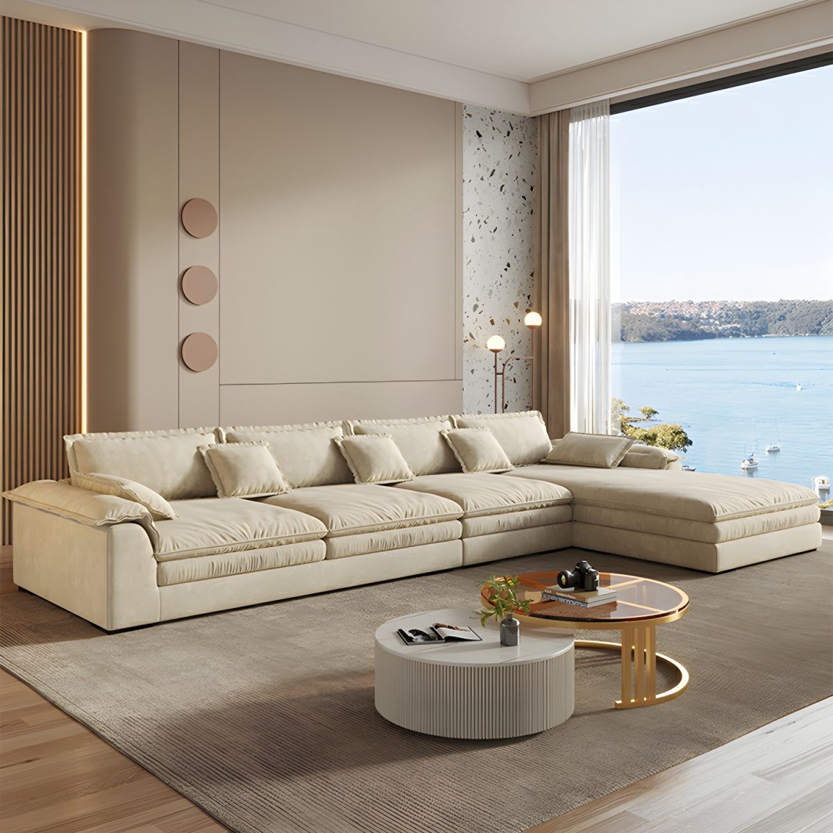 Philips Modern Zafira Eastern Breeze Style Sofa Set