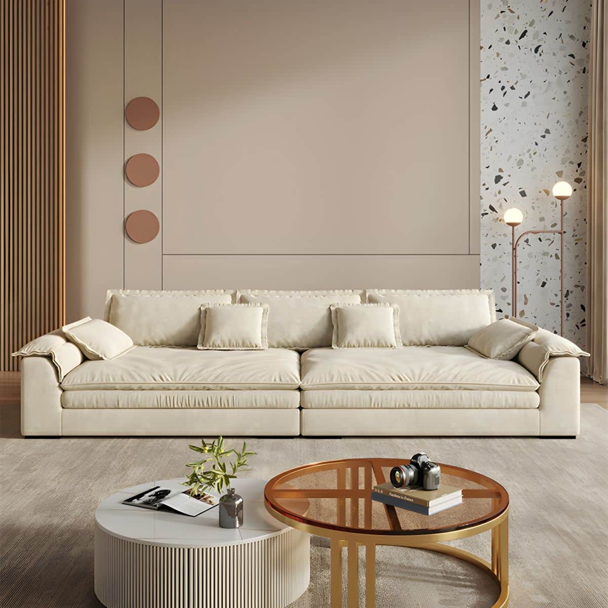 Philips Modern Zafira Eastern Breeze Style Sofa Set