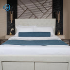 Luxury Elegant Double Beds Frame Wood