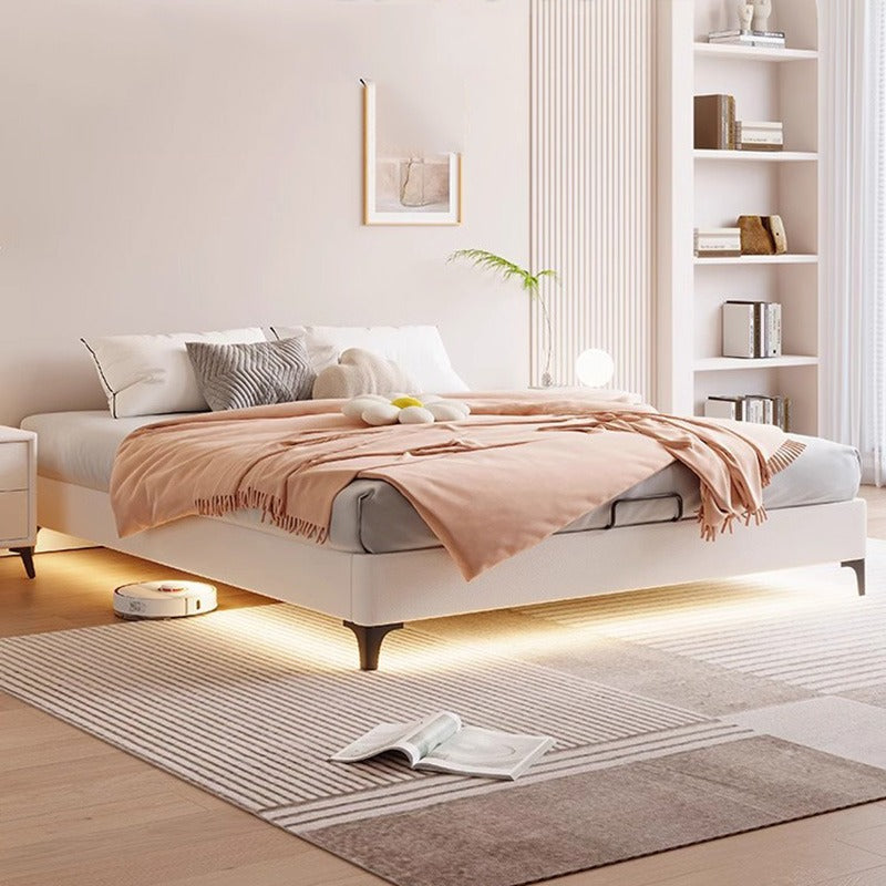 Flat Lighted Bed Frame.