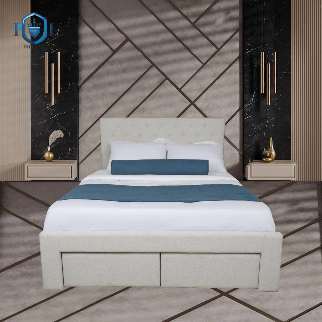 Luxury Elegant Double Beds Frame Wood