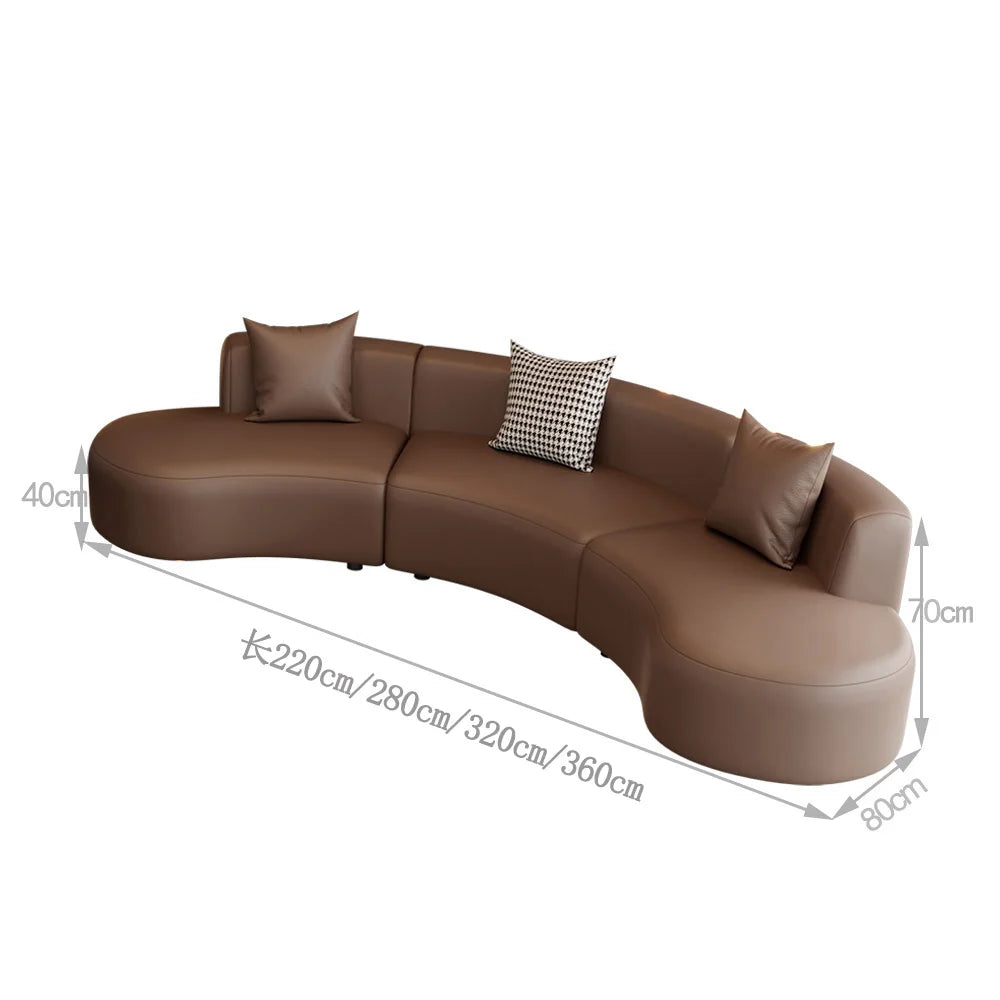 Moder White Sofa Minimalist Individual Curved Nordic Love set Sofa Arm Recliner Living Room