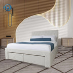 Luxury Elegant Double Beds Frame Wood