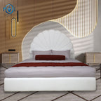 Luxury Elegant Double Beds Frame Wood