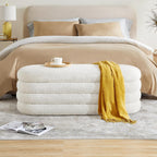 Boucle Storage Bed Bench.
