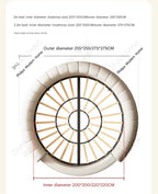 Premium Luxurious Round Bed.