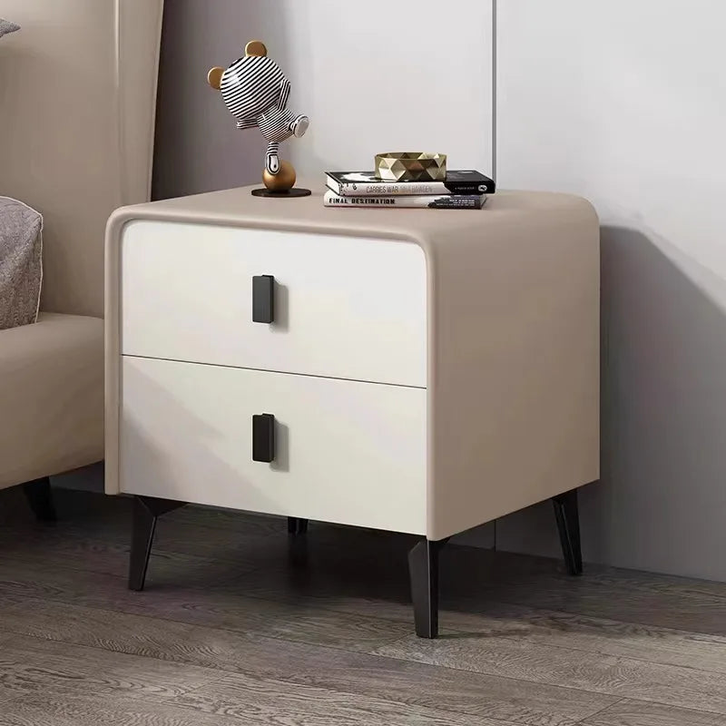 Nordic Wood Night Table Storage Minimalist Kawaii Luxury Bedside Table