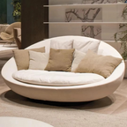 Luxury Nordic Modern Design Living Room Chair Fabric Lounge Chairs Lazy Single Seater Sofa