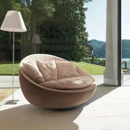 Luxury Nordic Modern Design Living Room Chair Fabric Lounge Chairs Lazy Single Seater Sofa