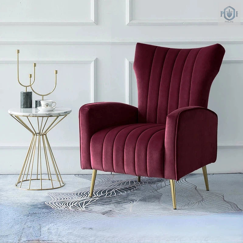 Luxury Style Sofa Chair Made With Premium Fabric