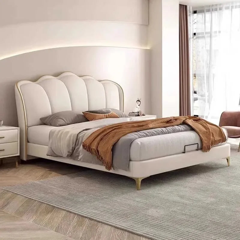 Aliana Luxury Bed Frame with Platfrom Headboard