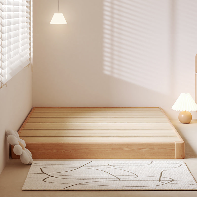 Minimalist Korean Style Wood Double Bed Frame