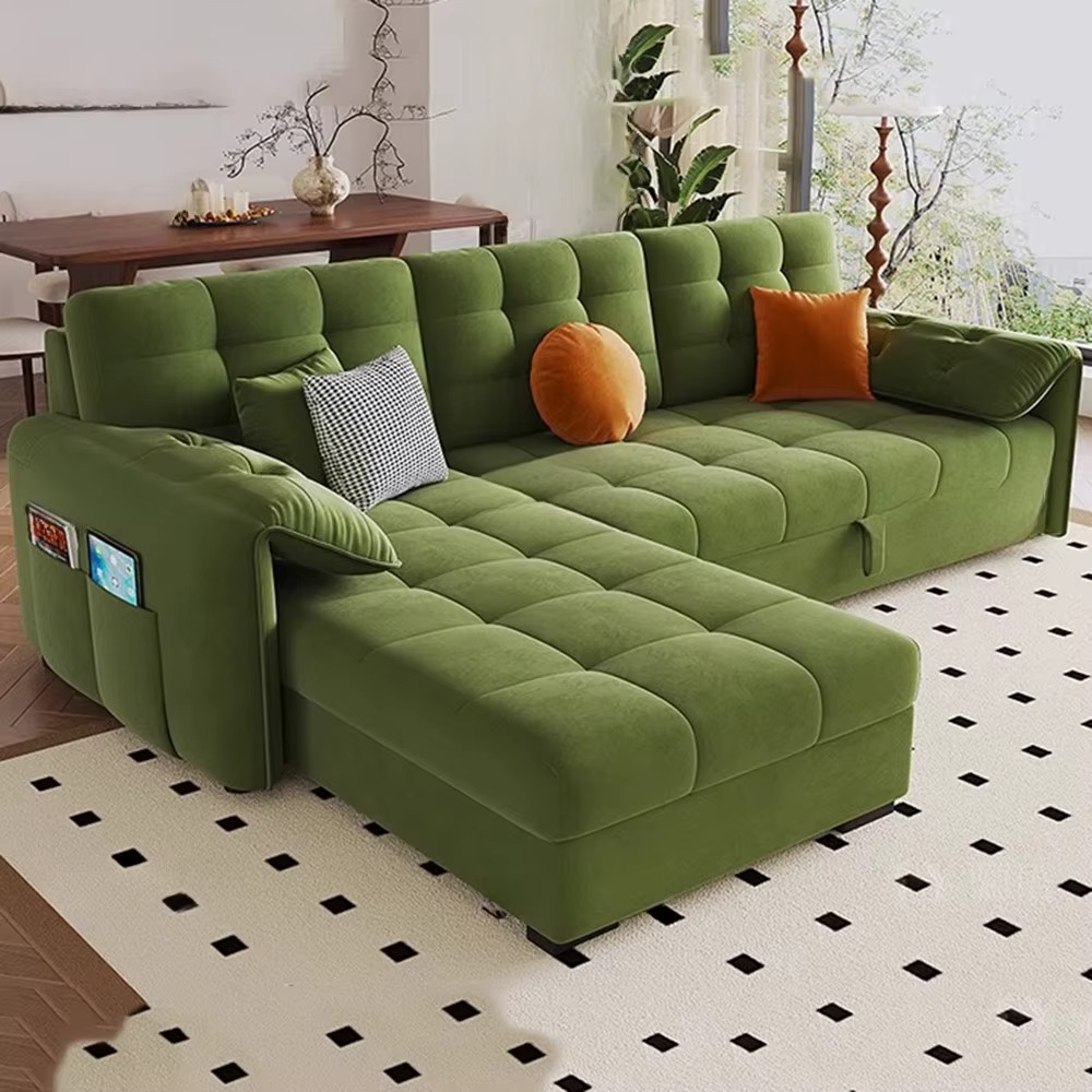 Folding Relax Sofas Bed Bedroom Multifunctional Modular Individual Sofa Convertible Pull Out