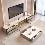 Trendy Elegant TV Stand for Living Room with Storage