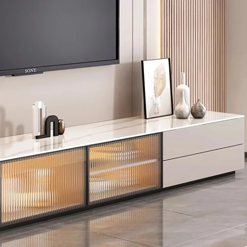 Trendy Elegant TV Stand for Living Room with Storage