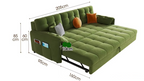 Folding Relax Sofas Bed Bedroom Multifunctional Modular Individual Sofa Convertible Pull Out