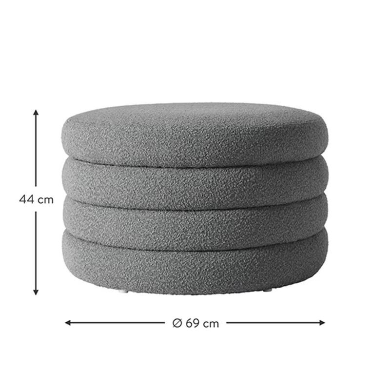 Italian Style Multifunctional Stools with Simple Storage