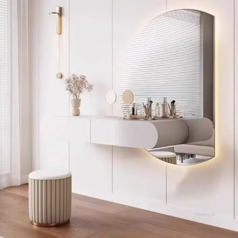 Floating Vanity Makeup Table Set.