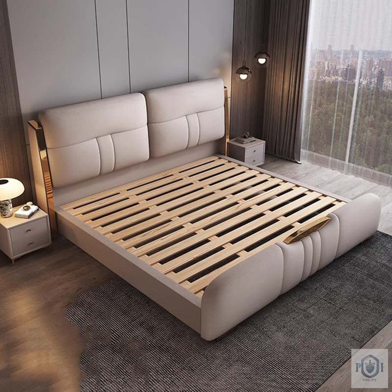 Luxurious Korean Style Bed Frame Made Quality Material