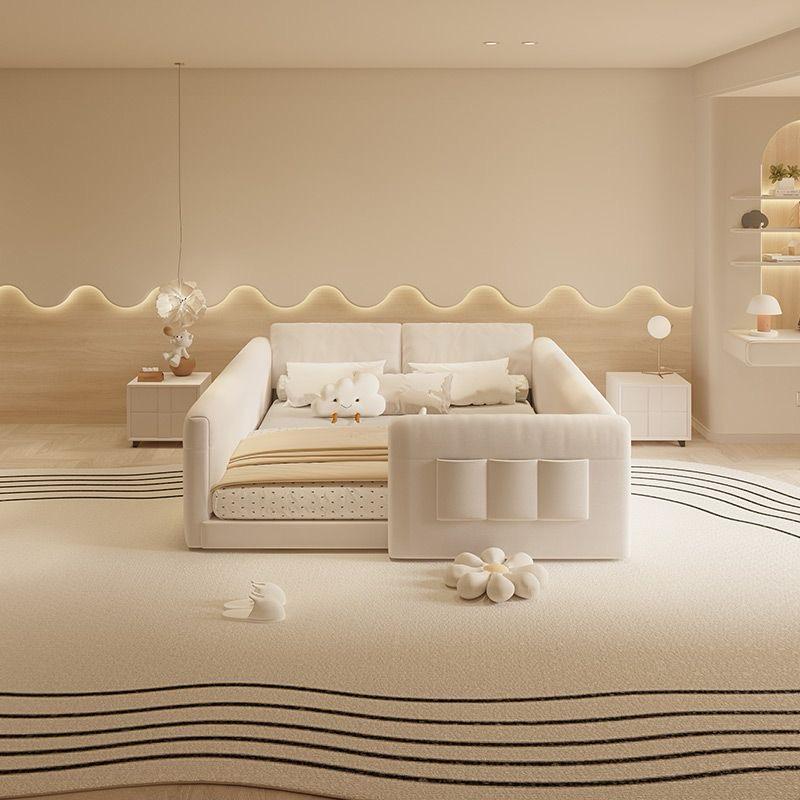 Anaya Fully Upholstered Wide Style Bed Frame
