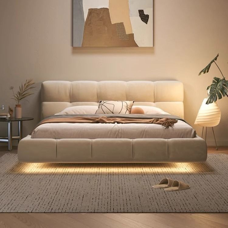 Kira Floating Bed Frame with LED Light.