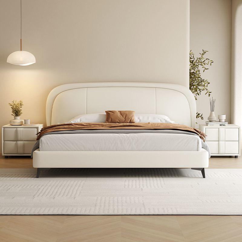 Aurora Minimalist Upholstered Bed Frame.