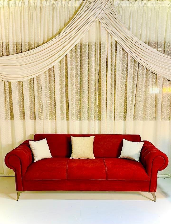 Crimson Royale 3-Seater sofa