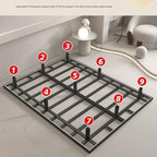 Floating Lighted Metal Bed Frame