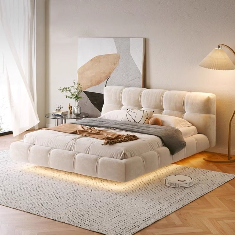 Kira Floating Bed Frame with LED Light.
