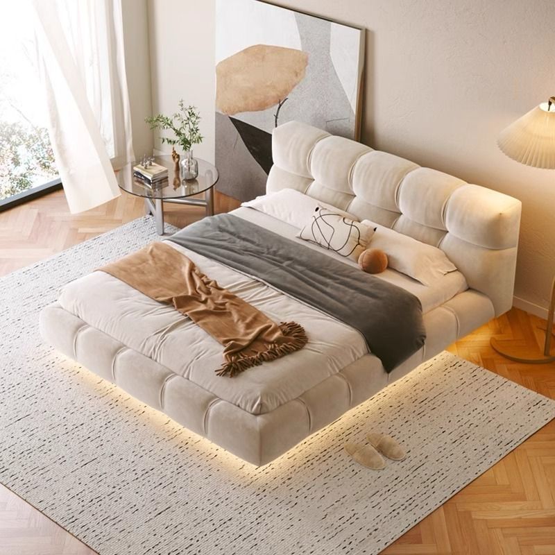 Kira Floating Bed Frame with LED Light.