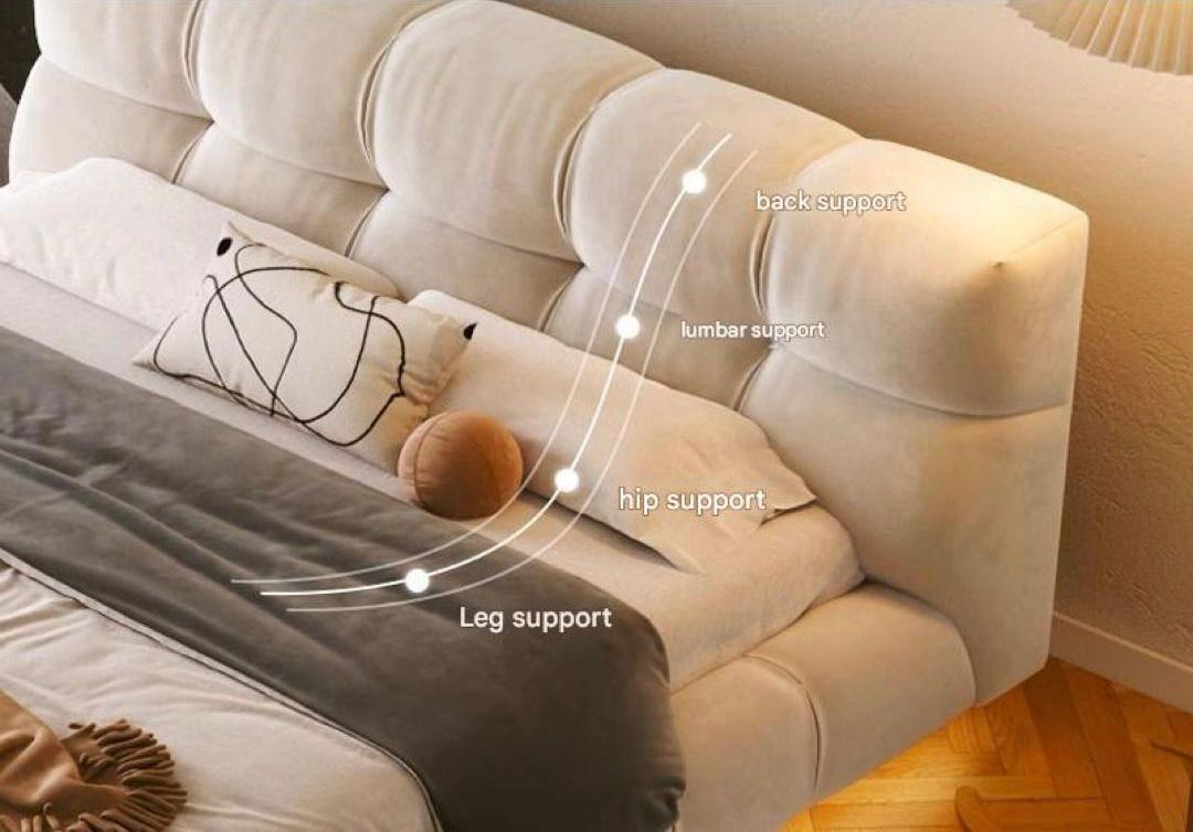 Kira Floating Bed Frame with LED Light.
