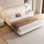 Aurora Minimalist Upholstered Bed Frame.