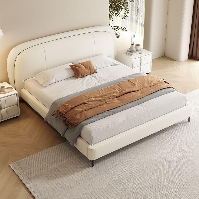 Aurora Minimalist Upholstered Bed Frame.