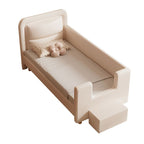 Wood bed boy baby cot with guard