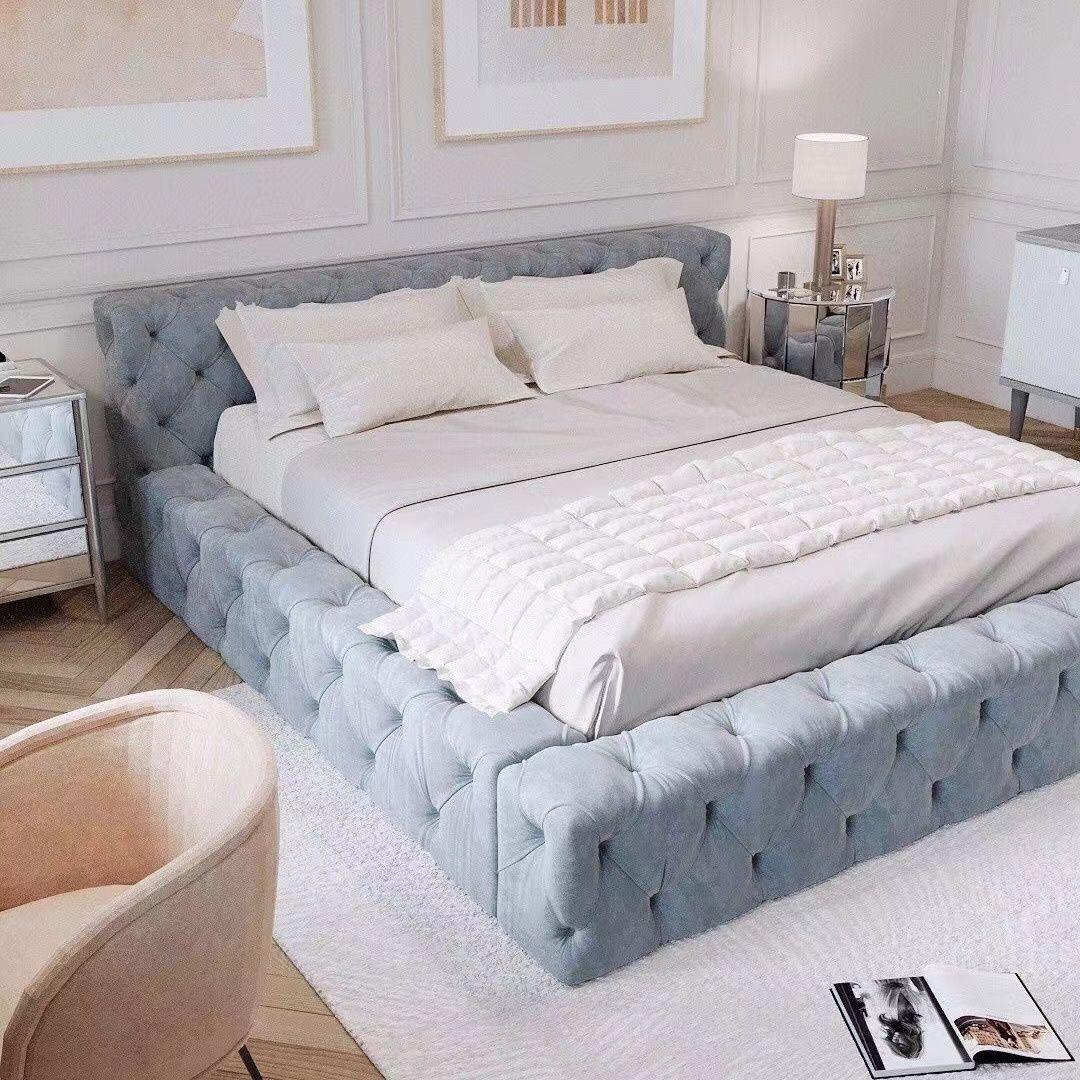 French Style Tufted Bed.