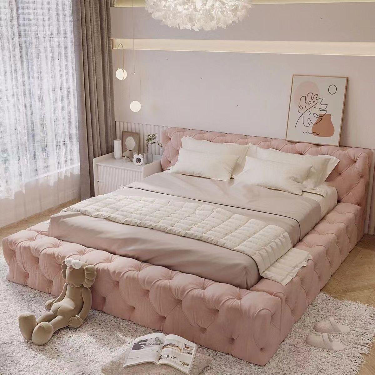 French Style Tufted Bed.