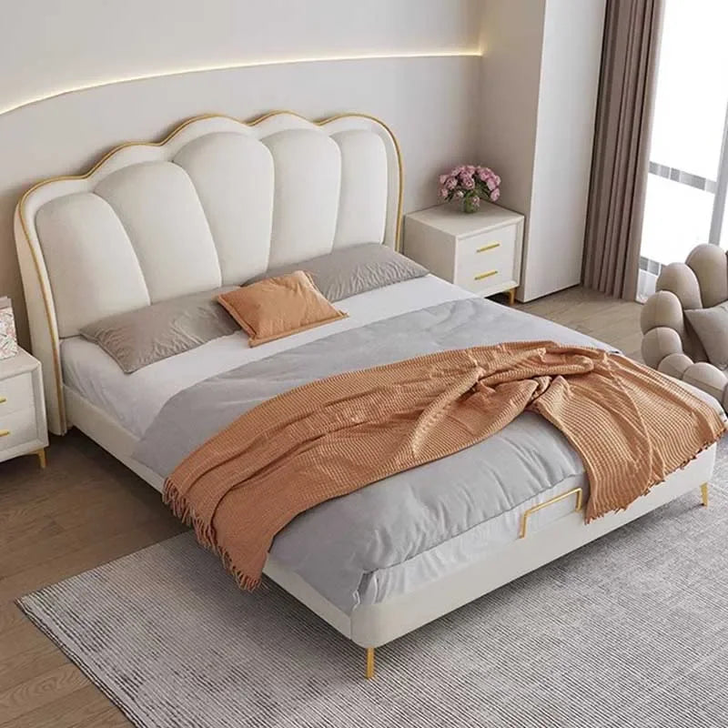 Aliana Luxury Bed Frame with Platfrom Headboard