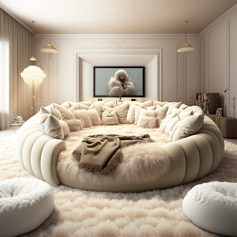 Premium Luxurious Round Bed.