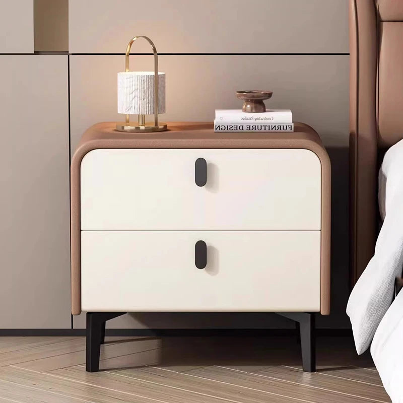 Nordic Wood Night Table Storage Minimalist Kawaii Luxury Bedside Table