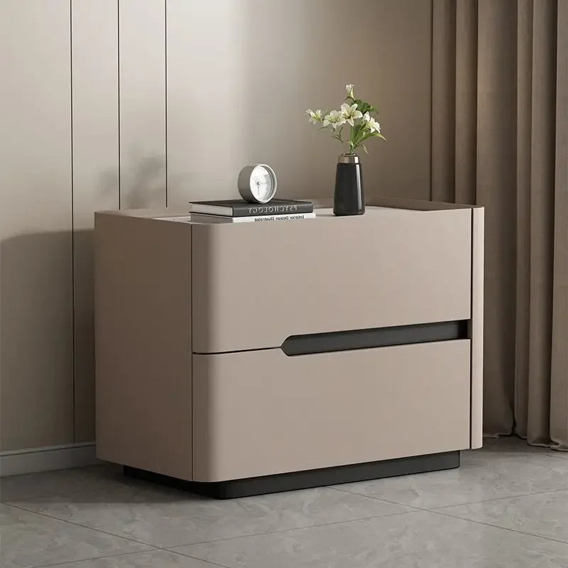 Nordic Modern Night Table Storage Aesthetic Luxury Minimalist Bedside Table